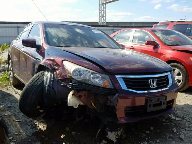 1HGCP36839A020792 - 2009 HONDA ACCORD EXL MAROON photo 1