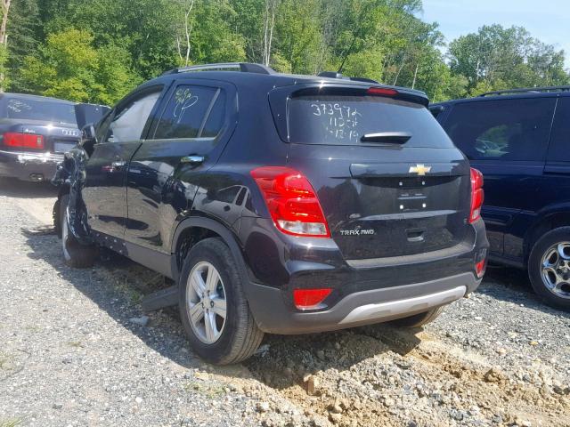 3GNCJPSB5KL242054 - 2019 CHEVROLET TRAX 1LT BLACK photo 3