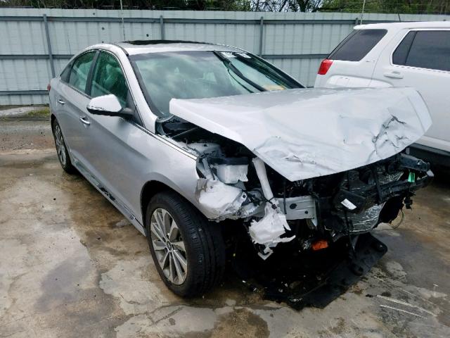 5NPE34AF4HH505707 - 2017 HYUNDAI SONATA SPO SILVER photo 1