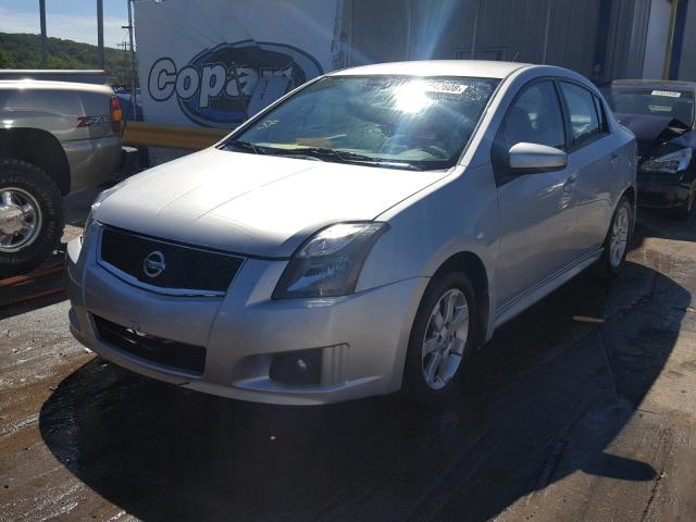 3N1AB6AP0CL634545 - 2012 NISSAN SENTRA 2.0 SILVER photo 2