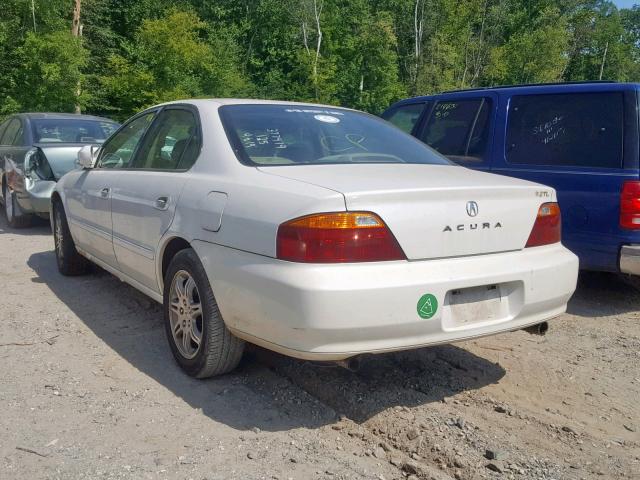 19UUA5662YA057184 - 2000 ACURA 3.2TL WHITE photo 3