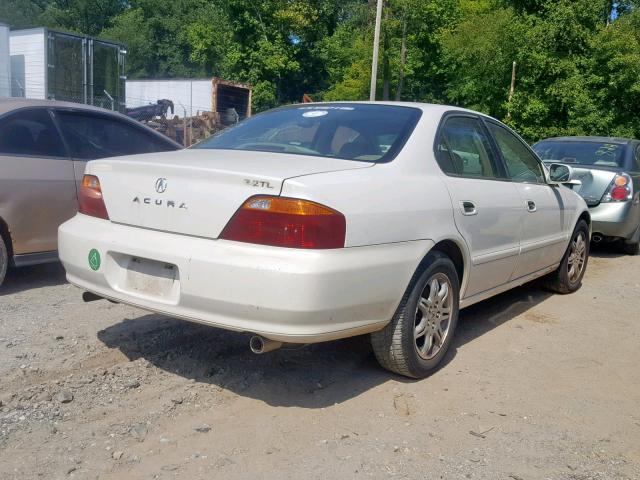 19UUA5662YA057184 - 2000 ACURA 3.2TL WHITE photo 4