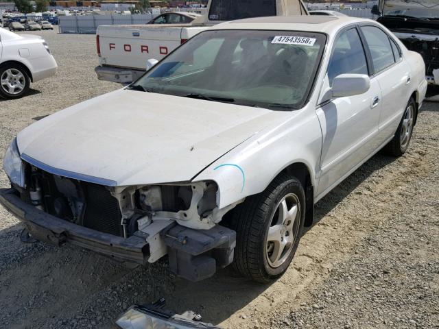 19UUA56672A025872 - 2002 ACURA 3.2TL WHITE photo 2