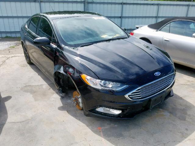 3FA6P0G78JR150020 - 2018 FORD FUSION S BLACK photo 1