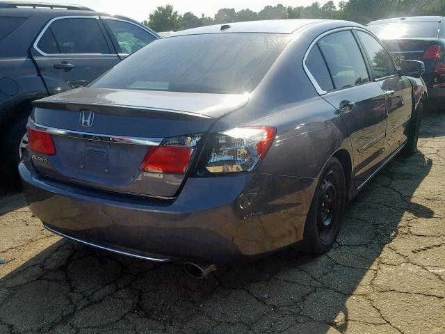 1HGCR2F89EA054928 - 2014 HONDA ACCORD EXL CHARCOAL photo 4