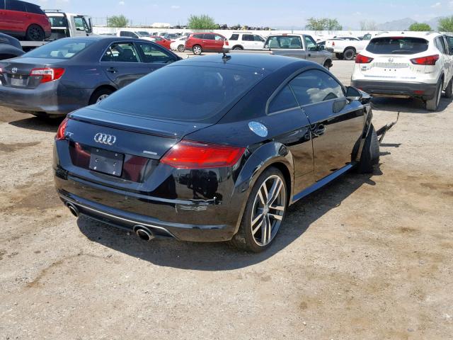 TRUC5AFV1H1003296 - 2017 AUDI TT BLACK photo 4