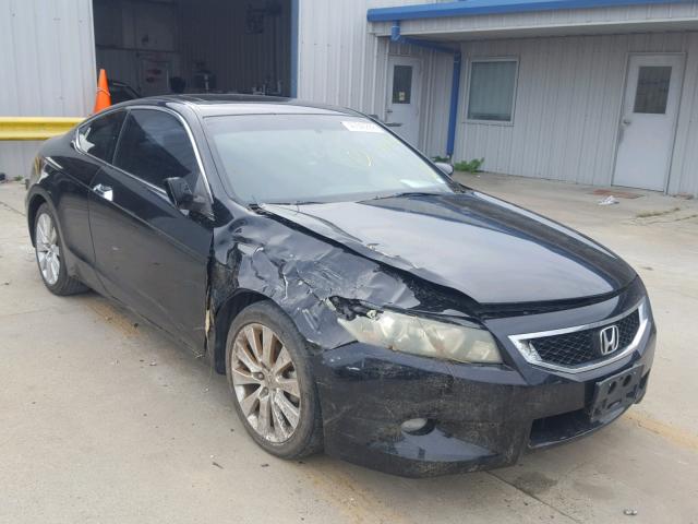 1HGCS22838A003018 - 2008 HONDA ACCORD EXL BLACK photo 1