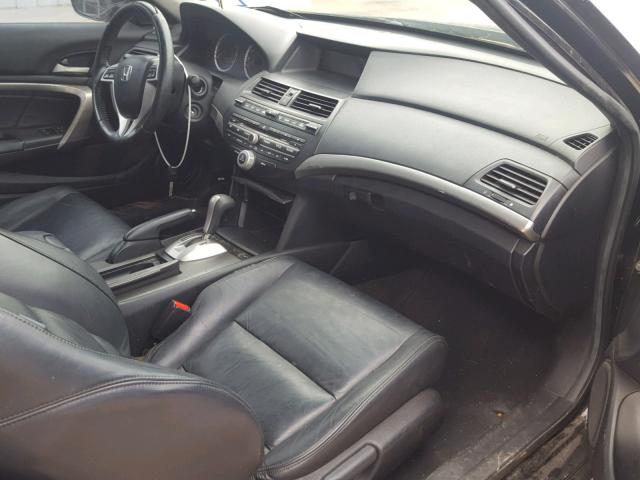 1HGCS22838A003018 - 2008 HONDA ACCORD EXL BLACK photo 5