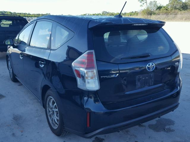 JTDZN3EU3HJ060012 - 2017 TOYOTA PRIUS V GREEN photo 3