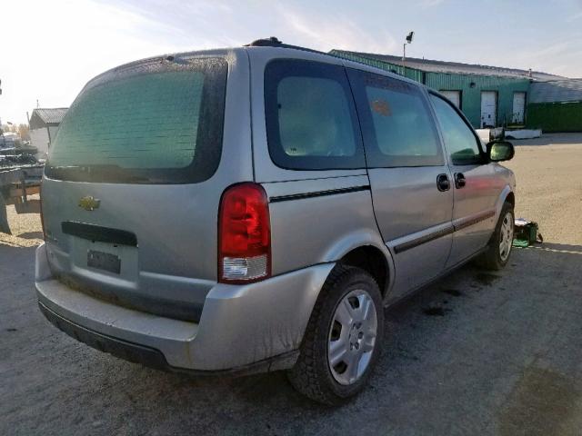 1GNDU23W98D193004 - 2008 CHEVROLET UPLANDER L GRAY photo 4