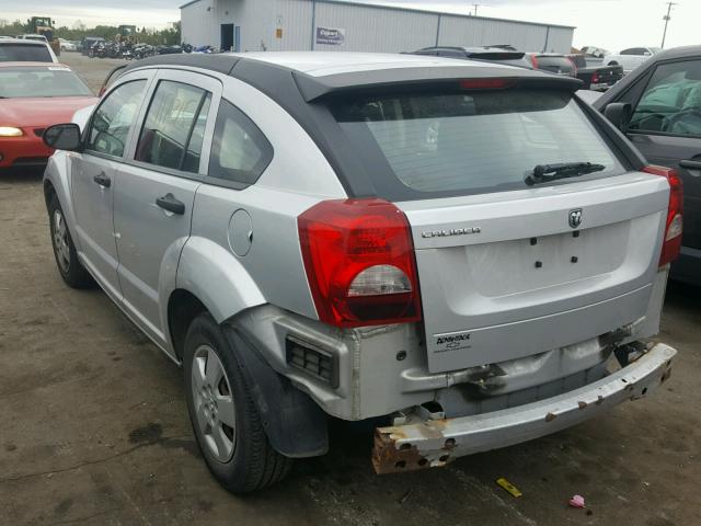 1B3HB28B58D653119 - 2008 DODGE CALIBER SILVER photo 3