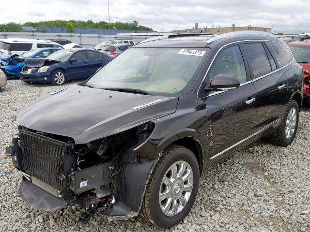 5GAKVDKD6DJ104902 - 2013 BUICK ENCLAVE BROWN photo 2