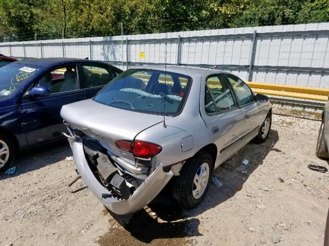 1G1JC524227120717 - 2002 CHEVROLET CAVALIER B SILVER photo 4