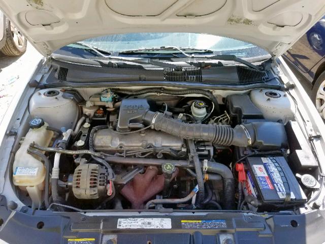 1G1JC524227120717 - 2002 CHEVROLET CAVALIER B SILVER photo 7