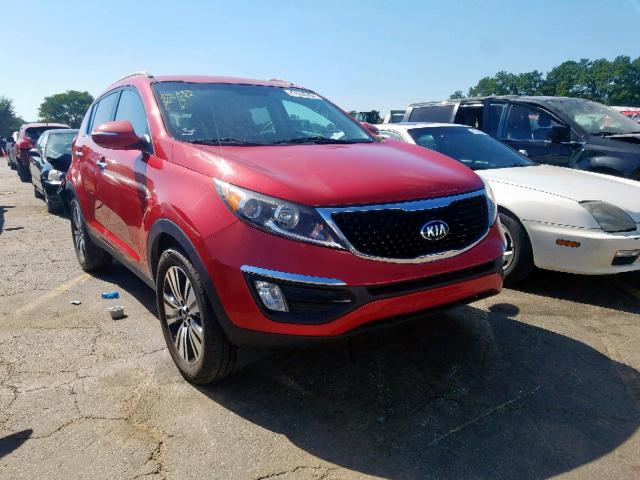 KNDPC3AC0E7555285 - 2014 KIA SPORTAGE E RED photo 1