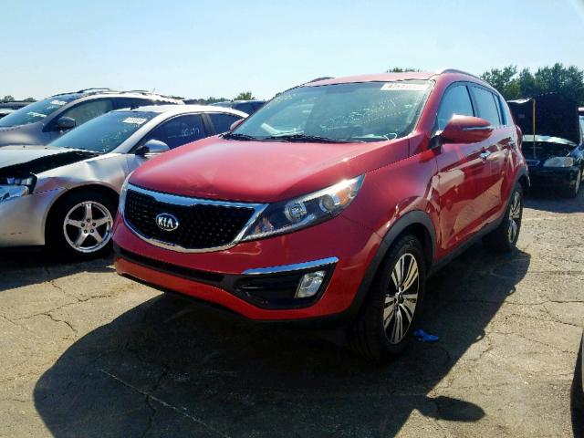 KNDPC3AC0E7555285 - 2014 KIA SPORTAGE E RED photo 2