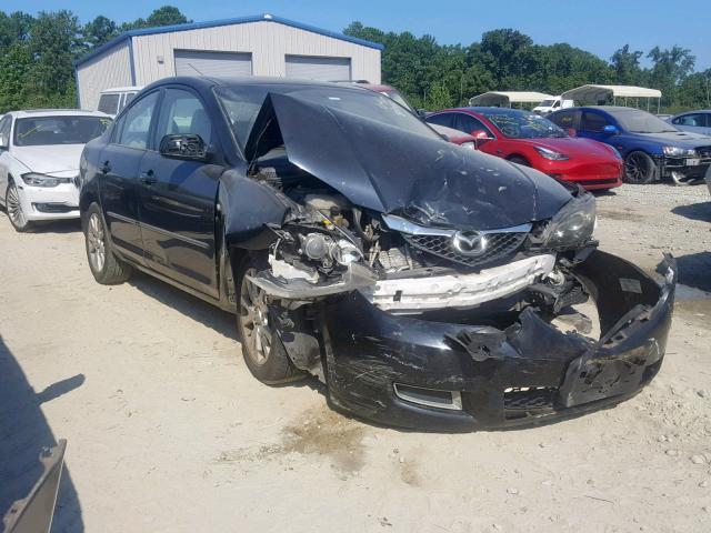 JM1BK32G681801648 - 2008 MAZDA 3 I BLACK photo 1