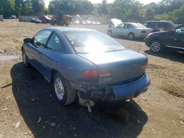 1G1JC1249V7136281 - 1997 CHEVROLET CAVALIER B BLUE photo 3