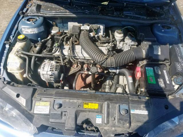 1G1JC1249V7136281 - 1997 CHEVROLET CAVALIER B BLUE photo 7