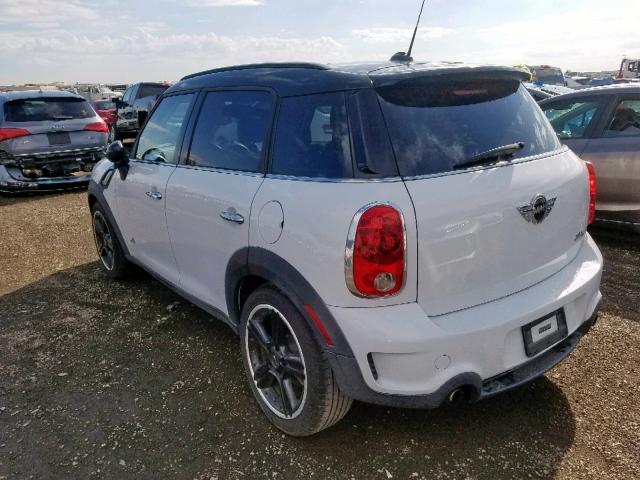 WMWZC5C54CWL56601 - 2012 MINI COOPER S C WHITE photo 3