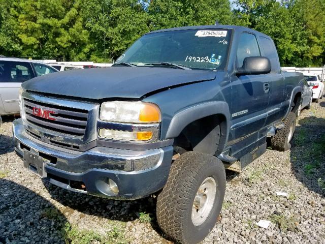 1GTHC29U46E199223 - 2006 GMC SIERRA C25 TEAL photo 2