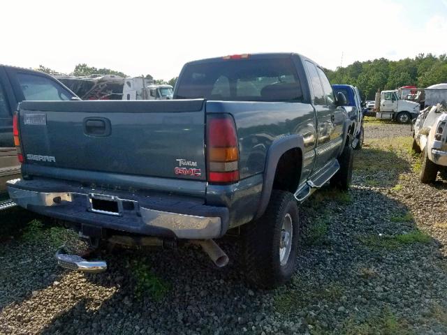 1GTHC29U46E199223 - 2006 GMC SIERRA C25 TEAL photo 4