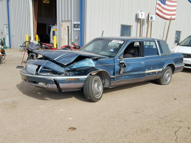 1C3XV66R5PD114009 - 1993 CHRYSLER NEW YORKER BLUE photo 2