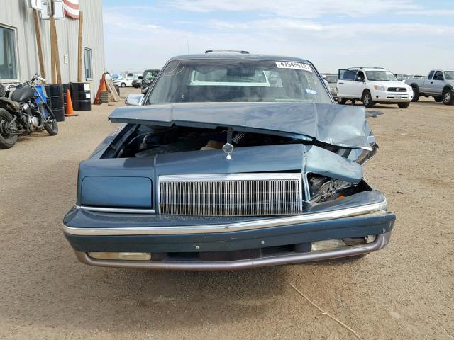 1C3XV66R5PD114009 - 1993 CHRYSLER NEW YORKER BLUE photo 9