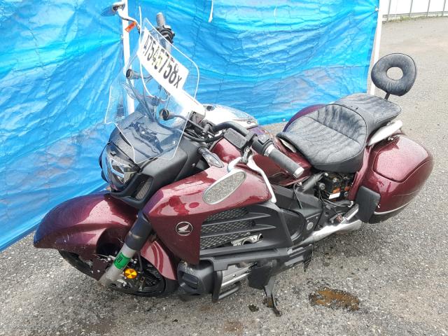 JH2SC6805EK001137 - 2014 HONDA GL1800 C MAROON photo 2