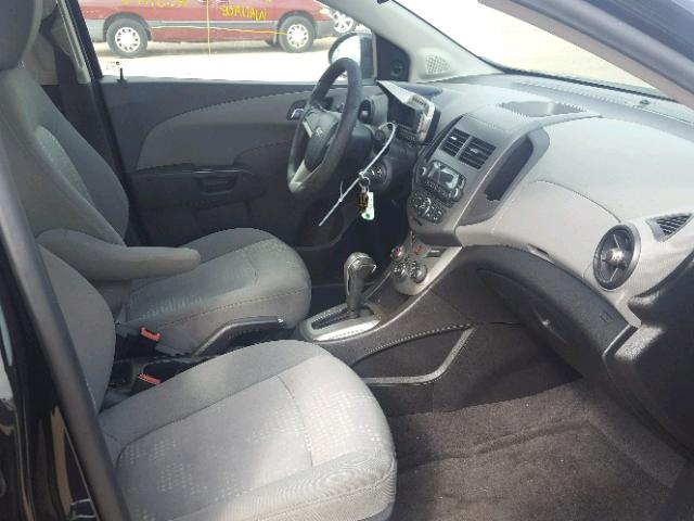 1G1JA5SH5C4182222 - 2012 CHEVROLET SONIC LS 黑色 照片 5