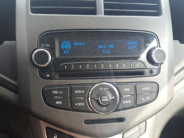 1G1JA5SH5C4182222 - 2012 CHEVROLET SONIC LS 黑色 照片 9