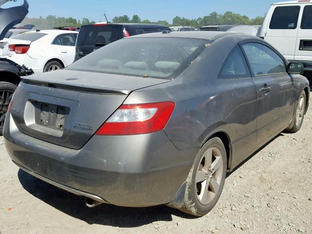 2HGFG12817H501176 - 2007 HONDA CIVIC EX CHARCOAL photo 4