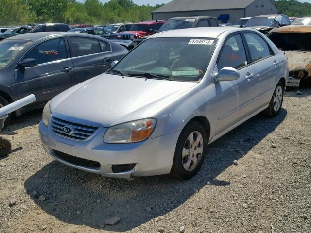 KNAFE121675419505 - 2007 KIA SPECTRA EX SILVER photo 2