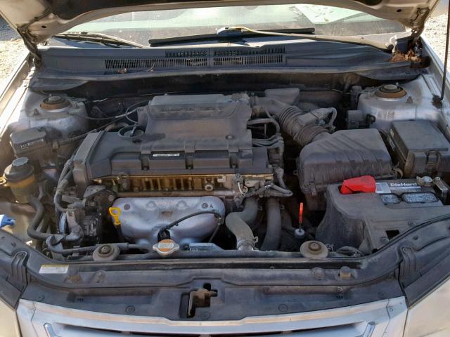 KNAFE121675419505 - 2007 KIA SPECTRA EX SILVER photo 7