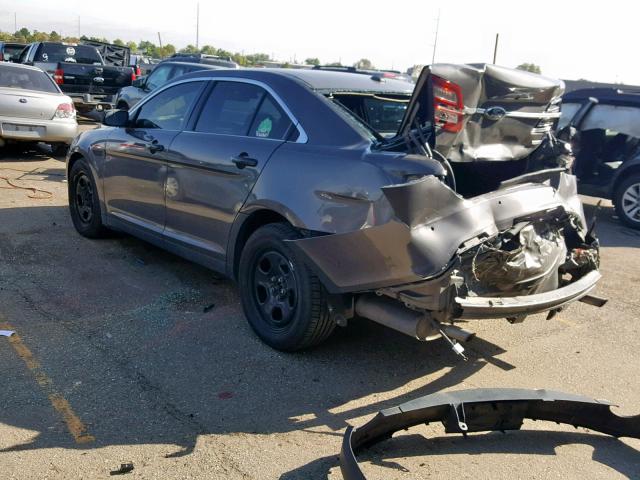 1FAHP2MK5EG103201 - 2014 FORD TAURUS POL GRAY photo 3