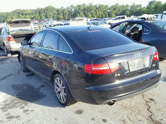 WAUSG74F89N018609 - 2009 AUDI A6 BLACK photo 3