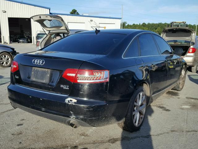 WAUSG74F89N018609 - 2009 AUDI A6 BLACK photo 4