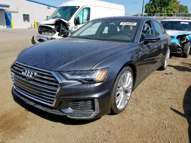 WAUM2AF29KN036038 - 2019 AUDI A6 PRESTIG SILVER photo 2