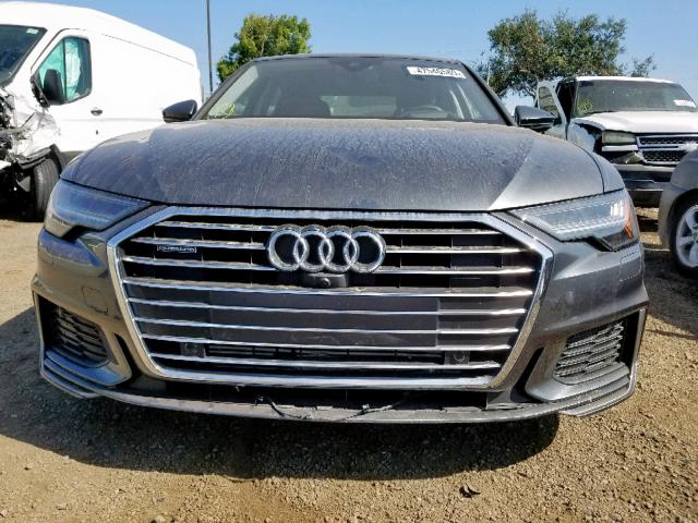 WAUM2AF29KN036038 - 2019 AUDI A6 PRESTIG SILVER photo 9