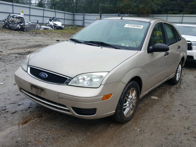 1FAFP34N87W243887 - 2007 FORD FOCUS ZX4 GRAY photo 2