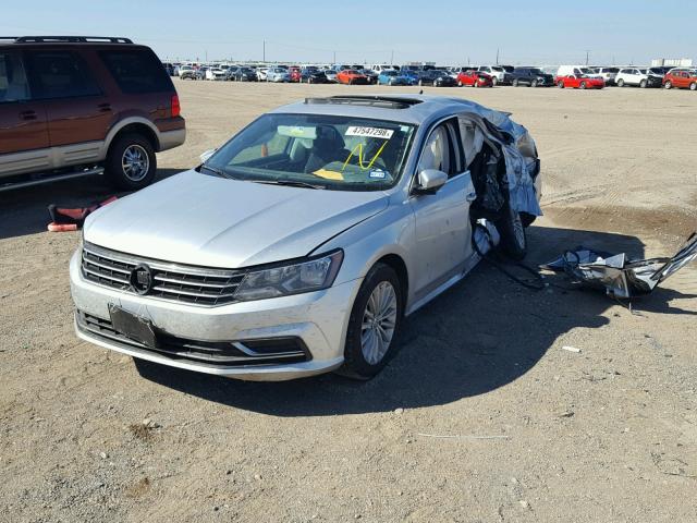 1VWBT7A3XGC009313 - 2016 VOLKSWAGEN PASSAT SE SILVER photo 2