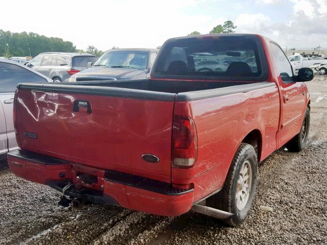1FTZF17221NB10538 - 2001 FORD F150 RED photo 4