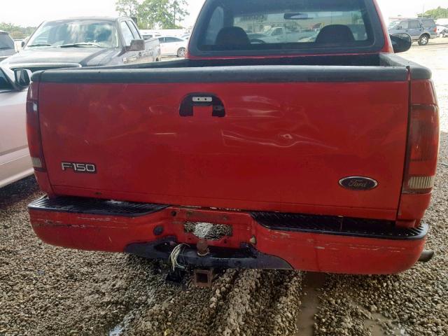 1FTZF17221NB10538 - 2001 FORD F150 RED photo 6