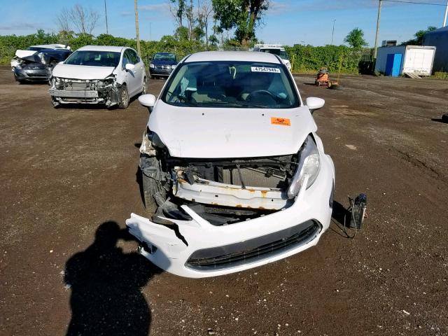 3FADP4AJ0BM130684 - 2011 FORD FIESTA S WHITE photo 9