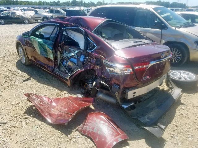 4T1BK1EB9DU073140 - 2013 TOYOTA AVALON BAS MAROON photo 3