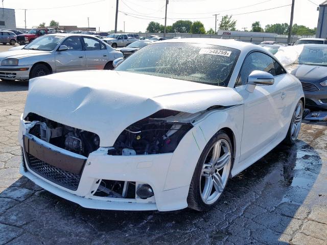 TRUB1AFK5A1016166 - 2010 AUDI TTS PREMIU WHITE photo 2