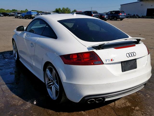 TRUB1AFK5A1016166 - 2010 AUDI TTS PREMIU WHITE photo 3