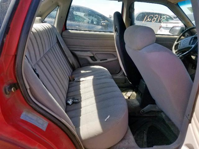 2FAPP36X6MB160085 - 1991 FORD TEMPO GL RED photo 6