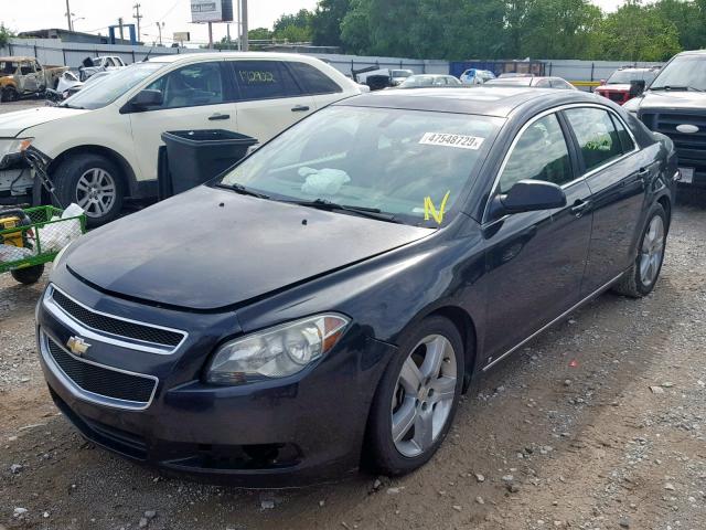 1G1ZJ577794250449 - 2009 CHEVROLET MALIBU 2LT BLACK photo 2