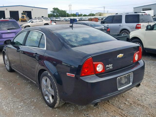 1G1ZJ577794250449 - 2009 CHEVROLET MALIBU 2LT BLACK photo 3